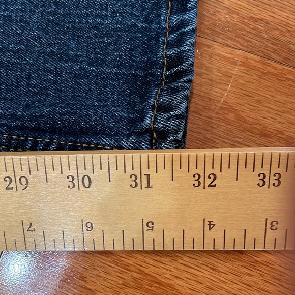 Levi Signature Strauss & Co Relaxed Fit Blue Jeans 5 Pocket W36 x L34 Dark Wash - Picture 10 of 16